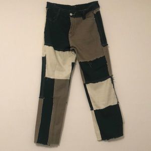 Patchwork jeans size XL